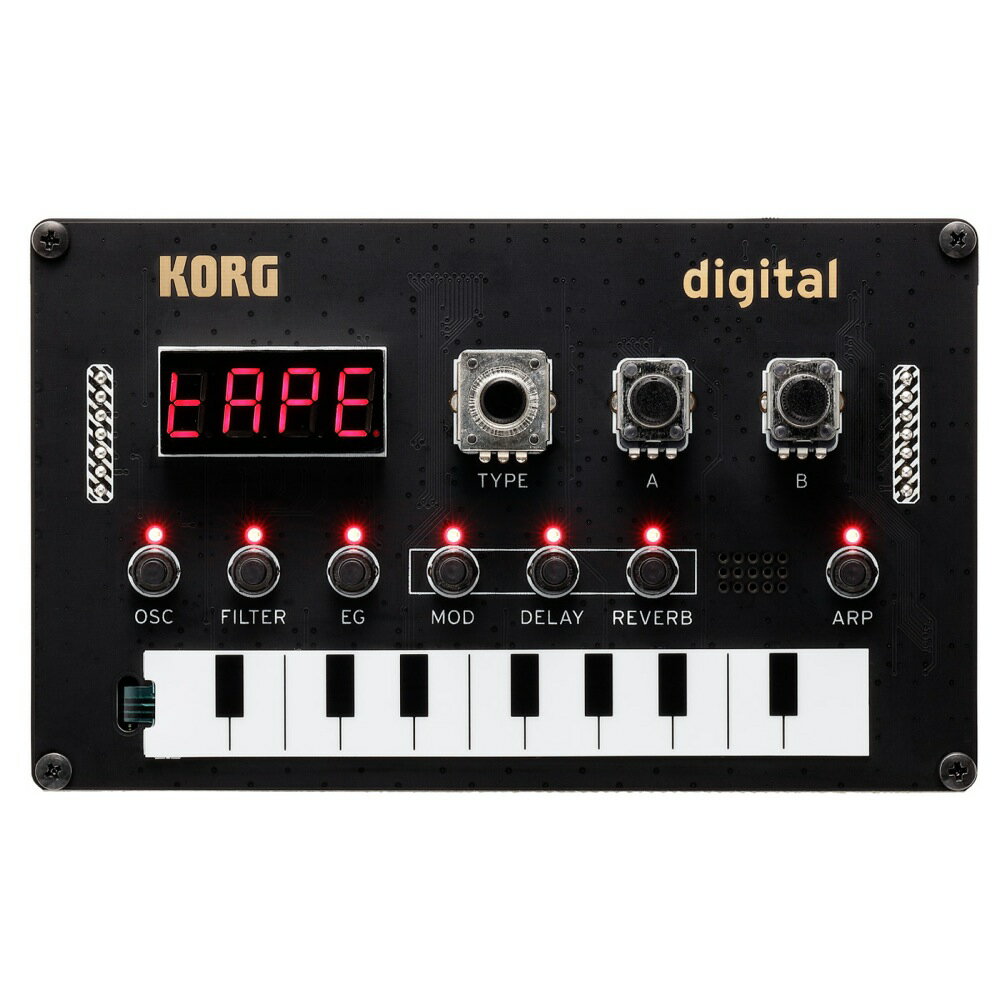 KORG(コルグ) Nu:Tekt NTS-1 digital kit はんだ付けなしで　組み立て DIY シンセキット USB バスパワー ソフトウェアライセンス込み