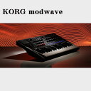 KORG modwave WAVETABLE SYNTHESIZER ウェーブテーブル、Kaoss Physics、モーション・シーケンシング 2.0など様々な特徴を併せ持つモンスター・シンセ。 1985年、コルグのDW-8000はデジタル・ウェーブテーブルとリッチなアナログ・フィルターを組み合わせ、アナログ・オシレーターでは不可能なサウンドを実現しました。そのため今でも一部マニアの間では人気を誇っています。 modwaveはそのDWシリーズの資産をベースに構築され、現代版モンスター・シンセへと変貌を遂げました。信じられないほどディープなウェーブテーブル・オシレーター、豪華なフィルター、ワイルドかつ柔軟なモジュレーション、比類なきポリフォニー、幅広く網羅するパターン・シーケンス、そしてすぐに理解できる操作系を特徴としています。 modwaveにはダイナミックな変化を与える2つのユニークな新しいツールも搭載。Kaoss Physicsとモーション・シーケンシング2.0です。Kaoss Physicsは、x/y Kaossパッドに変調可能なゲーム物理学を組み合わせて、パワフルなのはもちろんのこと、操作するのが楽しくなる反応の良い対話型コントローラを生成します。モーション・シーケンシング2.0は、複数のレーンとリアルタイム・レコーディングを含む、wavestateのウェーブ・シーケンシング2.0の有機的で継続的に変化するパターンをモーション・シーケンスの世界に持ち込み、他のステップ・シーケンスでは不可能な、複雑に進化したフレーズを作成するのに役立ちます。 ウェーブ・シーケンシング2.0 (wavestate) や オルタードFM (opsix) と同様に、進化した modwave のウェーブテーブル・シンセシスは、独自の全くユニークなサウンドと、それらのサウンドを素早く簡単にカスタマイズできる機能ごとに独立したノブ・レイアウトを提供します。特徴的なウェーブテーブルの音色はアグレッシブなベースとリード、豊かなアンビエント・パッドから始まり、あなたのトラックに新たな次元を加えます。しかしそれはほんの始まりに過ぎません。深く掘り下げたい人は、無限の発見の源を見つけることができるでしょう。一度新しいサウンドを見つけ始めたら、どんどん掘り下げてみてください。 シンセ・エンジン ウェーブテーブル・オシレーターを「ディープ」と呼んでいますが、これは過言ではありません。200以上のウェーブテーブルからスタートし、それぞれ最大64の波形が含まれており、それらは数千もの個別のウェーブになります。30以上のモディファイアを使って基本的なキャラクターを変更したり、13のモーフ・タイプを使ってリアルタイムで処理したりできます。独自のリアルタイムA/Bブレンドを使って、任意の2つのウェーブテーブルから新しいハイブリッドを作成します。簡単に計算すると、モジュレーションを追加する前に、2億3,000万以上のウェーブテーブルのバリエーションが用意されていることになります。これで終わりではありません。SerumまたはWaveEditフォーマットで独自のカスタム・ウェーブテーブルをロードしてください*。また、内蔵の大容量PCMライブラリのサンプルを使って、ウェーブテーブルをレイヤー化することもできます。 *Sound Librarianソフトを使用 各プログラムにはフル機能の2つのウェーブテーブル・オシレーターと、それに加えてサブ・オシレーター/ノイズ・ジェネレーター、過激なMS-20、スイートなPolysix、新しく強化されたマルチ・フィルターを含む12種類のステレオ・フィルターが搭載されています。4つのトリガー可能なエンベロープ、5つのLFO、デュアル・モジュレーション・プロセッサー、2つのキートラック・ジェネレーター、さらにマルチレーンのモーション・シーケンスとKaoss Physicsを搭載した非常に柔軟性の高いモジュレーション・システムを使って、ほぼすべてのパラメーターをコントロールすることができます。 Structure Kaoss Physics Kaoss Physicsは、ボールが表面を転がったり、壁に跳ね返ったりする様子をモデルにしています。x/yパッド上で指をフリックすることでボールをスタートさせることもできますし、ゲート＋ダンパーなどのトリガー・ソースを使って自動的にボールを発射させることもできます。またパッド上で指をかざすことでボールを直接コントロールすることもできます。ボールの位置によって4つの変調信号が生成され、XとYの位置、中心からの距離、X軸に対する角度など、好きな変調先を制御することができます。このような自動変調の適用方法は非常にユニークなもので、飽くなき進化を遂げる変調を実現しています。 平面には谷や丘のように、下にも上にも行くような段差があります。凸凹の高さや深さを設定したり、斜面の形状を選択したりすることができます。表面の摩擦も調整できるので、ボールの移動速度が遅くなります。表面の四方には壁があり、ボールが壁に当たると跳ね返ります。壁は緩衝材を加えたようにボールを減速させたり、ピンボール・マシンのバンパーのようにボールを加速させたりすることができます。また壁を完全に取り除いて、ビンテージのアーケード・ゲームのように、表面が反対側のエッジに巻き付くようにすることもできます。 このモデル化された環境において、特定のモジュレーション効果を作り出すことができます。例えば中央に凹を配置して変調値が常時最終的に0に戻るようにしたり、側面やコーナーに凸を配置して変調値をそのゾーンから遠ざけるようにしたりします。 Tilt、Friction、Time、Bump Height、Position など、ほとんどのパラメータは調整可能です。Kaoss Physicsの出力からそれらを調整することもできます。例えば、Tilt XをKaoss Yで調整してみてください。その結果、あなたの物理的なジェスチャーによって、複雑な音楽的な結果へと変化させるインタラクティブなコントローラーが完成します。これもKaoss Physicsの醍醐味です。 モーション・シーケンシング 2.0 モーション・シーケンシング 2.0は、wavestateのウェーブ・シーケンシング 2.0を進化させたものです。タイミング、ピッチ、シェイプ、4つのステップシーケンス値のセットは「レーン」に分離されており、それぞれが独自のループ・スタートとループ・エンドを持ち、より深く、よりカスタマイズ可能なレベルのフレーズやモジュレーションのレコーディングが追加されています。 シーケンスが進むたびに、個々のレーンを組み合わせて出力を作成します。例えば、ステップ・シーケンスの値は、再生するたびに異なるデュレーション、ピッチ、シェイプにマッチさせることができます。ベロシティ、LFO、エンベロープ、モジュレーション・ノブ、その他のコントローラーを使用して、各レーンのループ・ポイントをノートごとに個別にモジュレーションすることができます。コードを構成する各ノートは、それぞれ異なるものを演奏することができます! レーンは、演奏するたびにステップの順番をランダムにすることもできます。また個々のステップをランダムにスキップすることもできます。その結果、あなたのコントロールに反応する有機的で変化に富んだサウンドが生まれます。デュアル・オンボードのアルペジエーターは、モーション・シーケンスと相互に作用し、さらに多くの可能性をもたらします。 シンセ・エンジンのより深いところへ ウェーブテーブル ウェーブテーブルとは、単一サイクルのデジタル波形のセットのことで、特定の順序で配置されています。ウェーブテーブルの「ポジション」によって、どの波形を再生するかが決定されます。エンベロープやLFOなどのモジュレーション・ソースを使ってポジションを移動させることで、音色に微妙な変化や劇的な変化をもたらします。ウェーブテーブル・システムの中には、ある波形から別の波形に突然切り替わるものもあれば、それらの間を滑らかにクロスフェードするものもあり、modwaveはそのどちらかを選べます。 モディファイア 30以上のモディファイアを使用して、ロード時に任意のウェーブテーブルのキャラクターを変更することができます。例えば、奇数倍音や偶数倍音を分離したり、アンチエイリアス・クオンタイズやサチュレーションで重みを加えたり、Vintage 8と12のオプションを使えば、昔ながらのウェーブテーブル・シンセサイザーのざらざらしたキャラクターを蘇らせることができます。 モーフ 13種類のモーフ・タイプを使って、ウェーブテーブルをストレッチ、スクイーズ、リフレクションなどリアルタイムで変化させ、音色を変化させたり、変調させることで、サウンドに新たな動きを生み出したりすることができます。シンクは単一のオシレーターのみを使用して、古典的なスイープ・シンクの音色を作成します。3つの特別なモーフ・タイプ〜FM、AM、Ring Modは、Osc 2をOsc 1で変調し、後ろの2つはサンプルにも適用されます。 A/B ブレンド 独自のA/Bモードを使用することで、オシレーターは任意の2つの波形を位相同期しながらブレンドすることができ、単に音色を重ねるのとは異なり、中間的な波形の幅が広がります。例えば、「薄い」波形に厚みを加えたり、メロウな音色にジュージューと音を加えたり。同じウェーブテーブルの2つの異なる「モディファイア」バージョン間でフェードすることもできます。もちろん、A/Bブレンドはリアルタイムでモジュレーションすることができます。 大容量サンプル ウェーブテーブルは、サンプルと重ねると素晴らしいサウンドになりますが、modwaveオシレーターはそれらを見事に使いこなします。modwaveのサンプル・ライブラリには、KORG、Airwave、Francis Preveの新しい素材に加え、Plugin Guruのバンク、KRONOSとKROMEライブラリの一部も含まれています。 様々なフィルターを装備 アグレッシブなMS-20ローパスまたはハイパス・フィルター、または強力かつスイートなPolysixローパスで、あなたのサウンドにビンテージなキャラクターを加えてみてはいかがでしょうか。2ポール/4ポールのローパス、ハイパス、バンドパス、バンド・リジェクト・フィルターのフル・コレクションを使用して、音の形を整え洗練させましょう。また複数のモードを同時にモジュレーション可能にブレンドするコルグ独自のマルチ・フィルターは、フロント・パネルのノブにプリセットが用意されており、様々な可能性を容易に探ることができます。 1つのプログラムで1ボイスにつき最大4つのウェーブテーブルを同時に再生することができますが、modwaveは32ボイスのポリフォニーを実現しており、ウェーブテーブル・シンセとしては驚異的です。2つのプログラムを重ねることで、さらに可能性が倍増します。 豊富なコントロールとモジュレーション 多くのノブとコントローラーが、あなたを音の探究へと誘います。オシレーター、フィルター、エンベロープ、LFO、エフェクトは、専用のフロント・パネル・コントロールを使えば、指先で操作できます。4つのプログラム可能なModノブは、あらゆるサウンドを最大限に引き出すようにカスタマイズされています。ノブを使ってリアルタイムで演奏したり、結果を新しいサウンドとして保存することもできます。ホールド・ボタンを使えば、ノートやコードを無期限に継続させながら、フロント・パネル・コントロールを操作したり、他の機材を演奏したりすることができます。 Kaoss Physics、ピッチ・ベンドとモジュレーション・ホイールを加えれば、いつでも多次元のリアルタイム表現が可能になります。 もっと深く掘り下げてみましょう。フロント・パネルのほとんど全てのノブと画面上のほとんどのパラメーターをモジュレーションすることができます。あるいは個々のモーション・シーケンス・ステップの設定をモジュレートすることもできます。モジュレーション・プロセッサーはクオンタイズ、スムーズ、カーブなどを使ってモジュレーション信号を変換することができます。