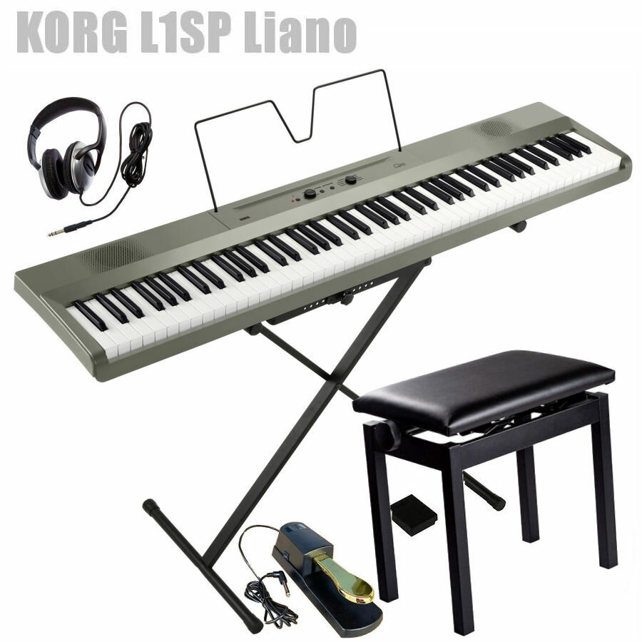 dqsAm 88 KORG L1SP Liano METALIC SILVER RO X^X^h ֎q y_ (S[hjwbhz Zbg ^bNVo[