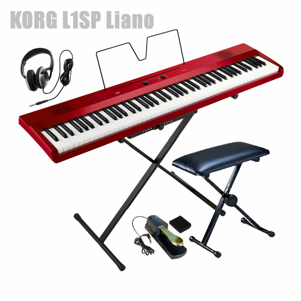 dqsAm 88 KORG L1SP Liano METALIC RED RO X^X^h ֎q y_ (S[hjwbhz Zbg ^bNbh