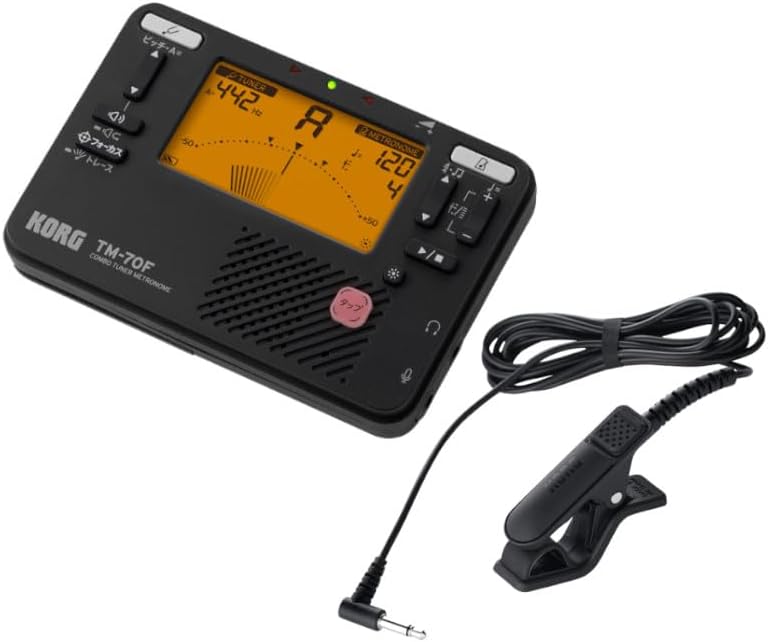 【5年保証】KORG TM-70F BK チューナーマイクセット コルグ チューナー メトロノーム マイクセット ブラック