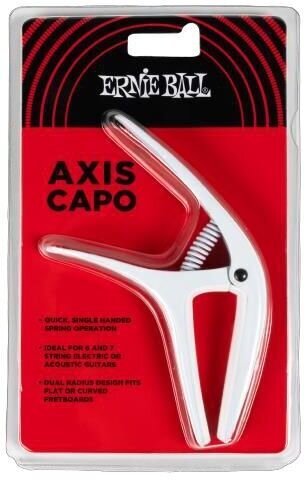 ERNIE BALL 9616 AXIS CAPO WHITE アーニーボール カポ