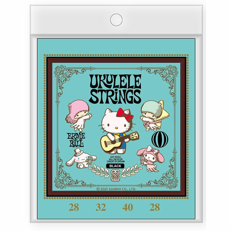 ERNIE BALL EB2326 UKULELE BK SANRIO アーニーボール ウクレレ弦