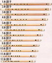 自然の篠竹を丁寧に一本、一本選別し、演奏しやすい純正律に調整してあります。 篠笛は6つか7つの穴を適当にあけて演奏者各自の吹き方で音を変える、それが今までの笛の概念でした。しかし最近では篠笛人口の増加に伴い、伝統を重んじつつもニーズに応えるため、可能な限り演奏しやすいように改良しました。 また篠竹は音の柔らかさを持っています。それに＋αとして音程をいかに正しく出すかです。その点を一定化しなければなりません。太さに適用した穴にして音を合わせる。そこが難しいところですが、そこをやらないと正しい音は出ません。自然の篠竹を丁寧に一本、一本選別し、演奏しやすい純正律に調整してあります。 篠笛は6つか7つの穴を適当にあけて演奏者各自の吹き方で音を変える、それが今までの笛の概念でした。しかし最近では篠笛人口の増加に伴い、伝統を重んじつつもニーズに応えるため、可能な限り演奏しやすいように改良しました。 また篠竹は音の柔らかさを持っています。それに＋αとして音程をいかに正しく出すかです。その点を一定化しなければなりません。太さに適用した穴にして音を合わせる。そこが難しいところですが、そこをやらないと正しい音は出ません。