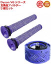 Dyson ダイソン V6 シリーズ 互換フィルター 掃除機用フィルター V6 シリーズ フィルター ポストモーターフィルター Hepa Post Filter 3個セット 16時までのご注文 入金確定は当日発送 送料無料