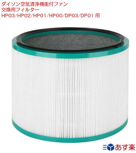 ダイソン dyson 交換用フィルター hp-dp HP03 HP02 HP01 HP00 DP03 DP01 互換品　空気清浄機 ファン 空気清浄機用フィルター グラスHEPAフィルター 活性炭フィルター 送料無料