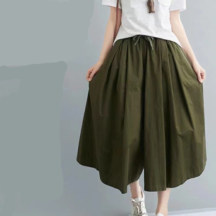 レディースボトムスガウチョパンツル...