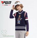 ゴルフ GOLF ウールセーター 秋 冬 KIDS キッズ コート ゴルフウェア ニットセーター 防寒 暖かい プレゼント ギフト