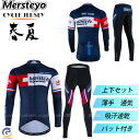 自転車ウエア サイクルウエア サイクルジャージ パンツ 長袖 上下セット ロードバイク クロスバイク サイクリング 男 メンズ 春夏