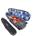 VIOLIN CASE バイオリンケース 楽器 弦楽器 オックスフォード 軽量 防撥水 ケース 長方形 3WAY リュック ショルダー 手提げ