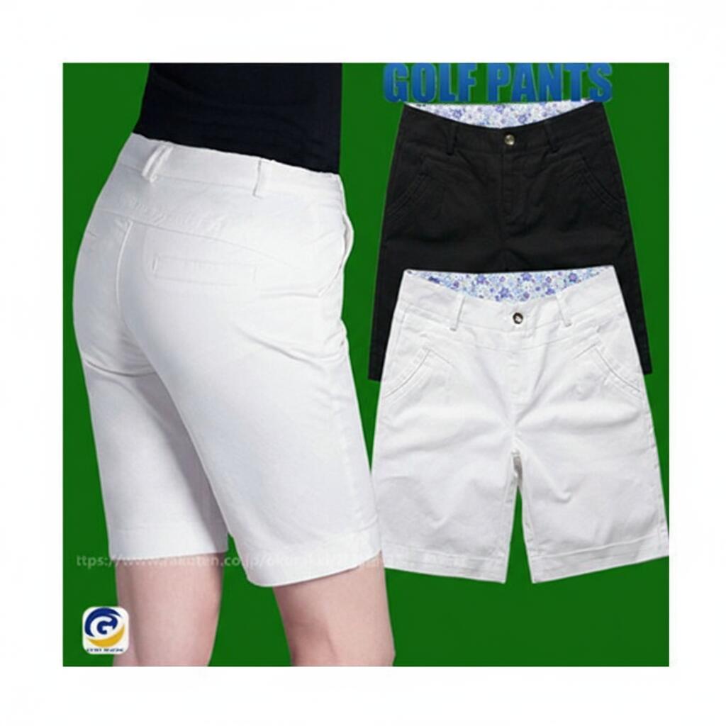 ゴルフウェア レディース ショートパンツ ゴルフ 膝上 大きいサイズ ストレッチ 短パン おしゃれ 春夏 夏用 スポーツ