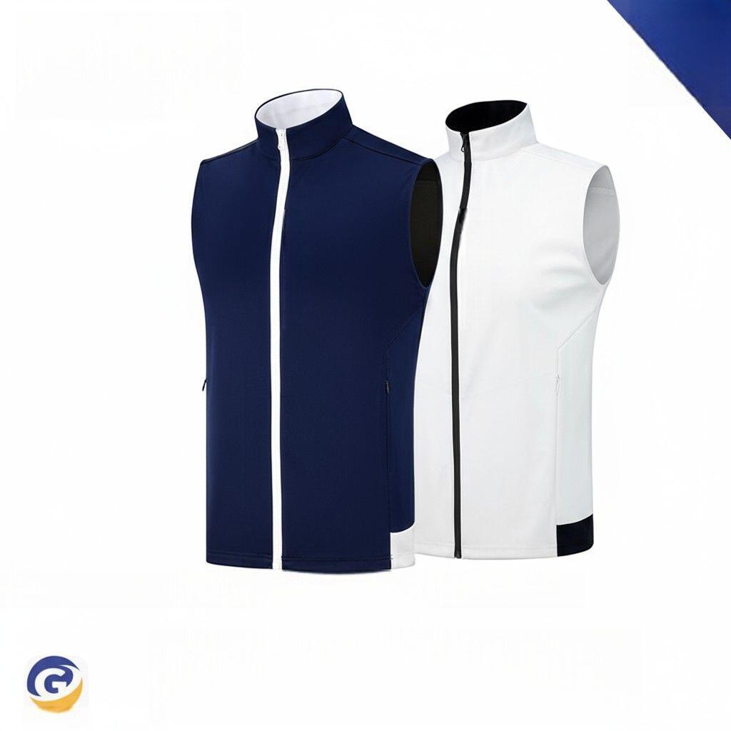 ゴルフベスト メンズ ジャケット ゴルフウェア 大きいサイズ 撥水性 防風性 スポーツウェア 男性用 紳..