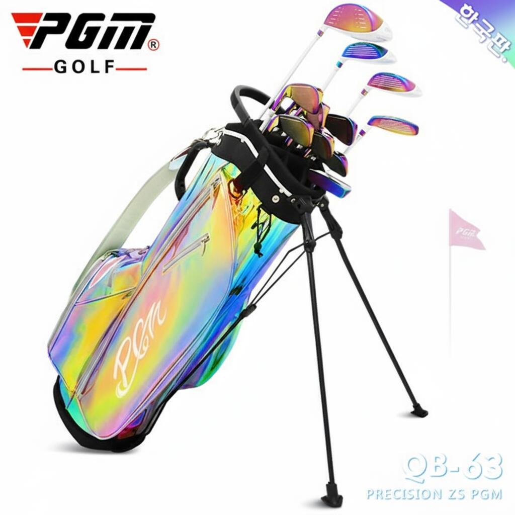 ゴルフクラブケース スタンド式キャディーバッグ レディース クラブケース ゴルフ 練習用 軽量 大容量 ..