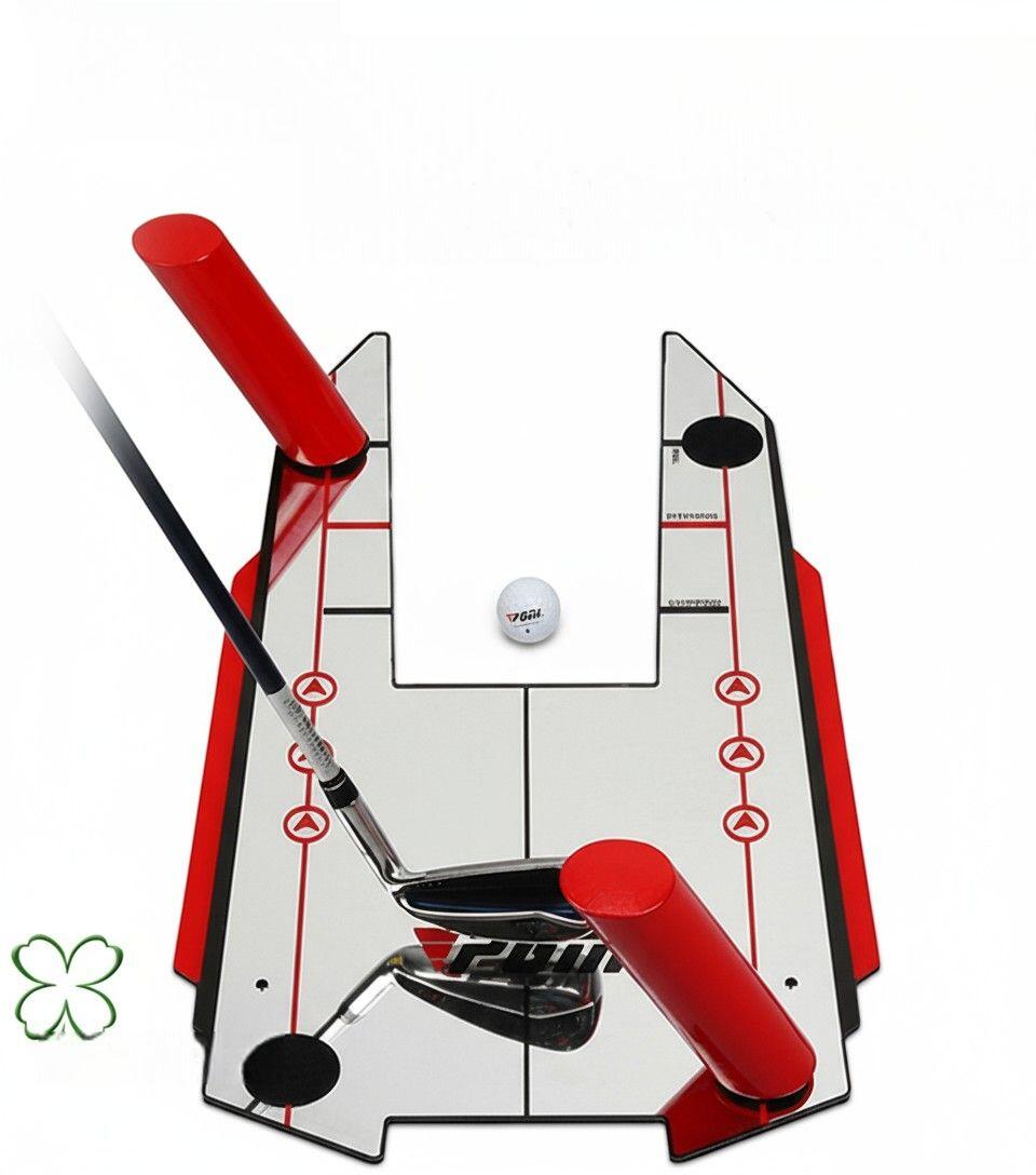 [商品の特徴] ◎スライス、フックの修正に役立ちます ◎テイクバック、インパクト、フォローの正しい軌道が確認でき修正できる ◎赤いロッドの付ける場所によって克服したい軌道の練習が可能 ◎ロッドは柔らかい素材なのでクラブに合ったっても大丈夫 ◎ロッドはマジックテープで装着 ◎アイアンのフルスイング軌道のチェックはもちろんアプローチのチェックも可能 [商品スペック] ■サイズ ●プレート：縦幅51cm 横幅30.8cm 厚さ0.3cm ●ロッド：長さ14cm 直径3.5cm ■素 材 ●プレート：ポリカーボネート ●ロッド：PVC　ウレタン ■重　量：約500.5g