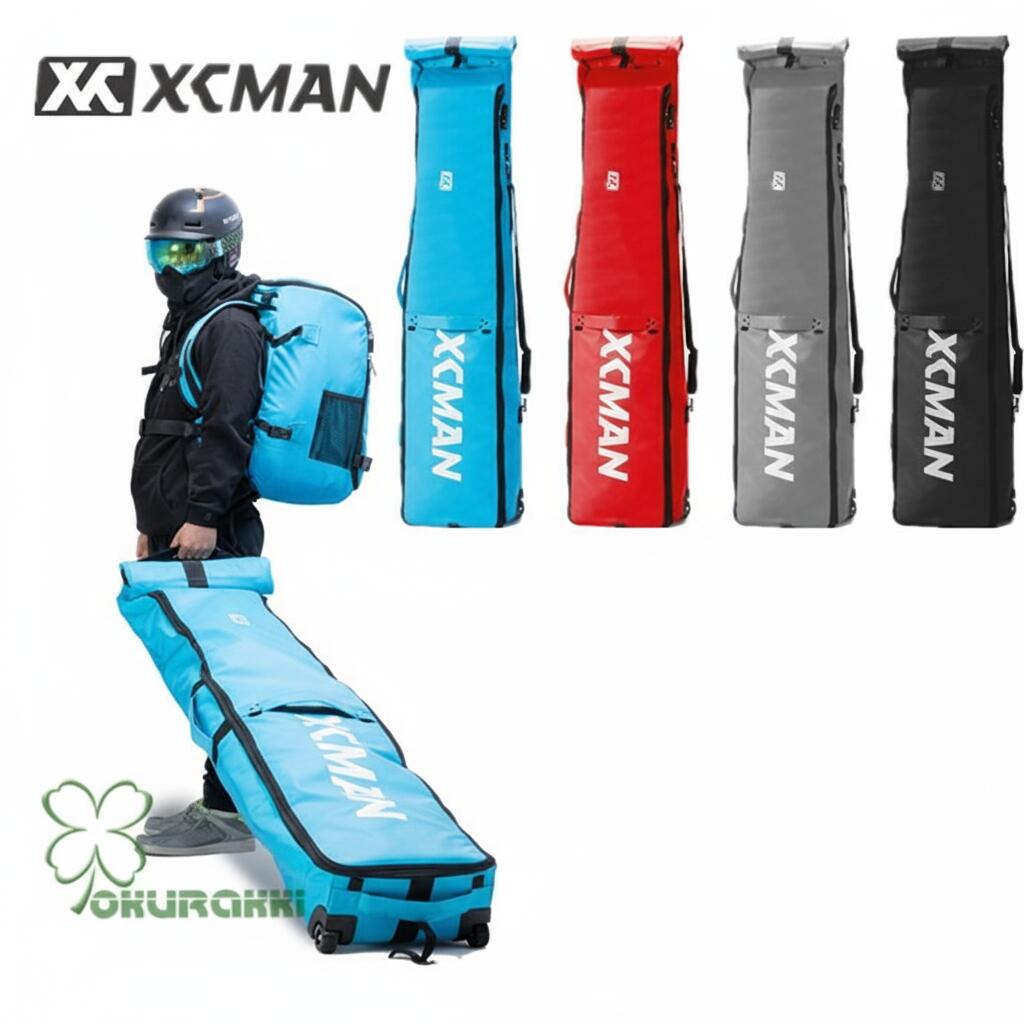 スノーボードケース キャスター 付き オールインワン 大容量収納 3WAY ボードケース スノーボード ウェア ボード ブーツ ゴーグル など収納可