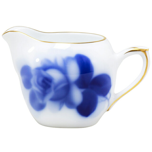【大倉陶園公式 オンライン】 ブルーローズ クリーマー ミルクポット 約145ml 日本製 磁器 おしゃれ クラシカル 洋風 和風 ホワイト 白磁 贈り物 ギフト プレゼント 贈答品 引き出物 結婚祝い お祝い 67BC/8211