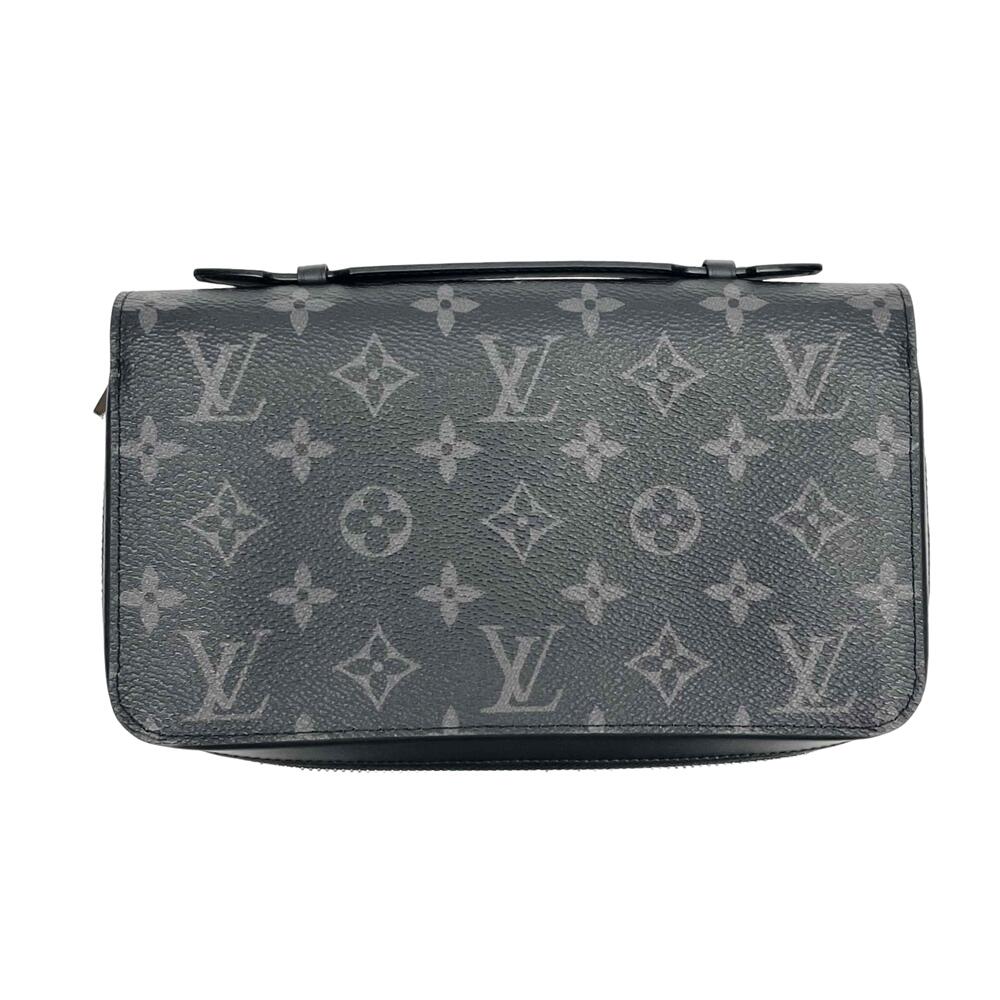 【中古】LOUIS VUITTON ルイ ヴィトン ジッピーXL モノグラム・エクリプス M61698 セカンドバッグ メンズ 長財布 P242-15【他サイト併売品】