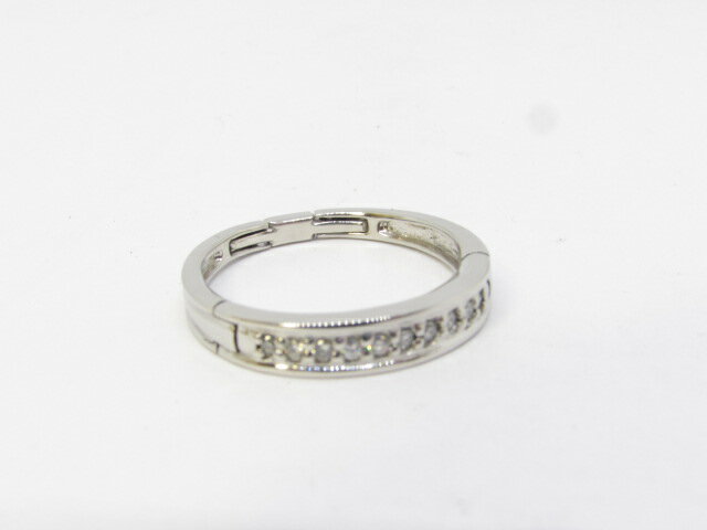 Pt900　ダイヤ入りリング【中古】