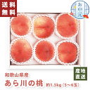 【送料無料】お中元 ギフト あら川の桃 和歌山県産 (約1.5kg 5〜6個)【メーカー直送】(出荷期間:7/10頃から8/5前後まで) もも 和歌山 果物 フ...