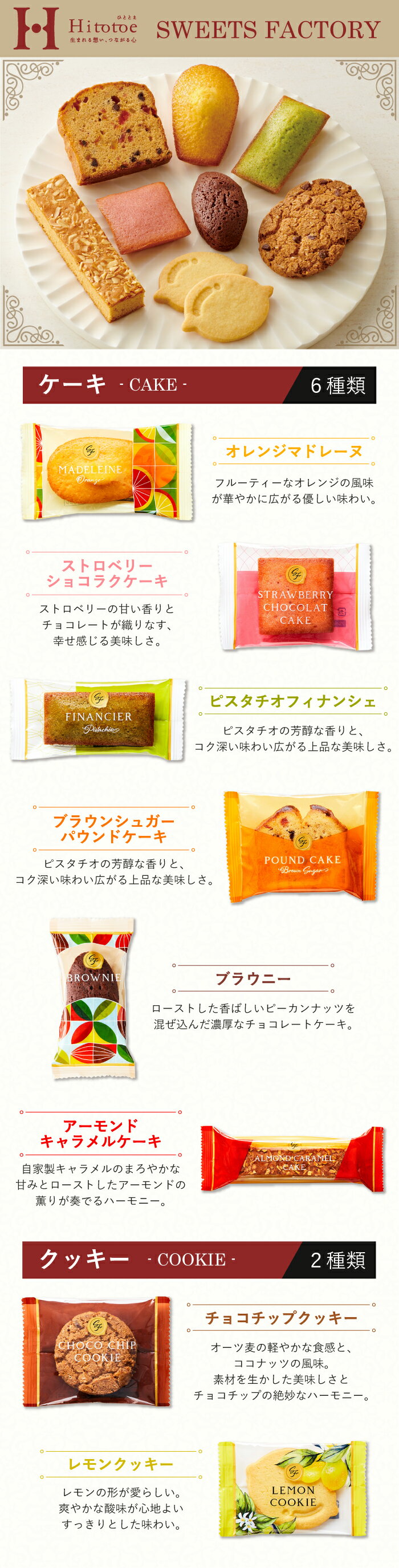 ひととえ スイーツファクトリー28号 焼菓子詰合せ SFC-30 お菓子 スイーツ ギフト 洋菓子 焼き菓子 マドレーヌ フィナンシェ パウンドケーキ クッキー 中島大祥堂 お中元 お祝い 内祝い お礼 お供え 結婚 出産 快気祝 新築祝 退職祝 法要 プレゼント