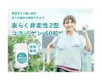 ラクラクヒヘンセイ 2型コラーゲン 非変性ii型コラーゲン 飲むコラーゲン 60粒(2ヶ月分)1個1日1粒 らくらく コラーゲン 関節 非変性 2型 医薬品 膝 腰 軟骨 サプリ ii型コラーゲン 非変性コラーゲン コラーゲンサプリ 健康サプリ 税送料込 楽らく 非変性2型コラーゲン