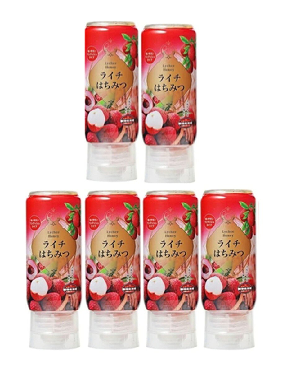 ライチ蜂蜜 200g6本・ミヤンマ－(国内)製造 公正取引ラベル付き 送料当店負担 株式会社マルミ No,1014