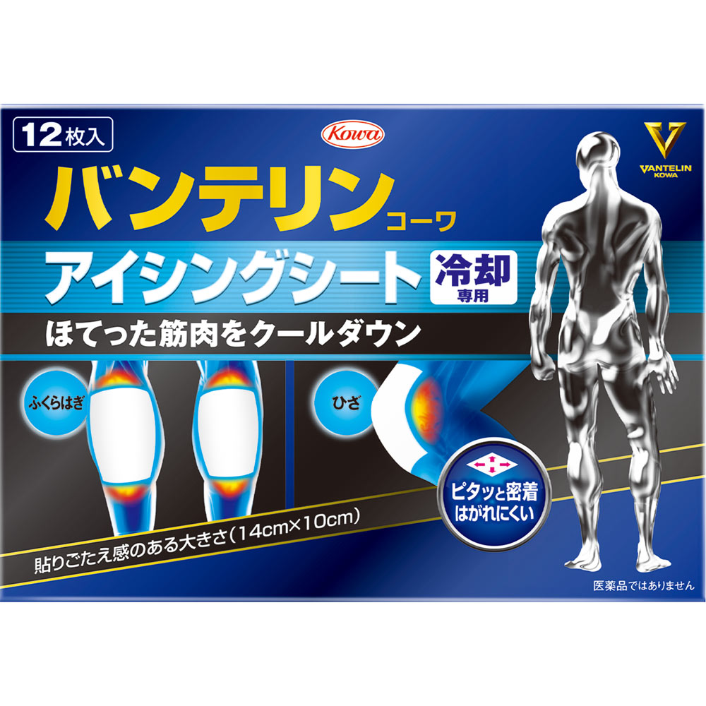 バンテリンコーワアイシングシート　冷却専用　12枚　外用薬　肩こり　腰痛　筋肉痛　【あす楽対応】