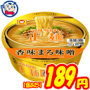 カップ麺 東洋水産 マルちゃん 正麺カップ香味まろ味噌 129g×12個 発売日：2020年9月7日