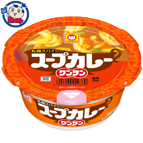 東洋水産 マルちゃんスープカレーワンタン 29g×12個入×3ケースのサムネイル