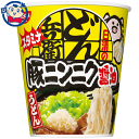 送料無料 日清 スタミナどん兵衛 豚ニンニク醤油うどん 87g×12個入×1ケース 発売日：2021年10月25日