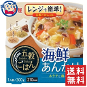 送料無料 丸美屋 五穀ごはん海鮮あんかけ 300g×6個入×1ケース