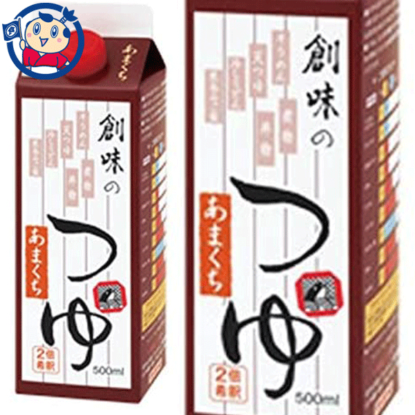 創味食品 創味のつゆ あまくち 500ml×6本入×1ケース