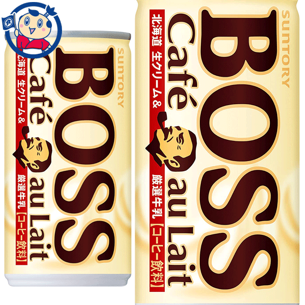 サントリー ボス カフェオレ 185g×30本入×1ケース