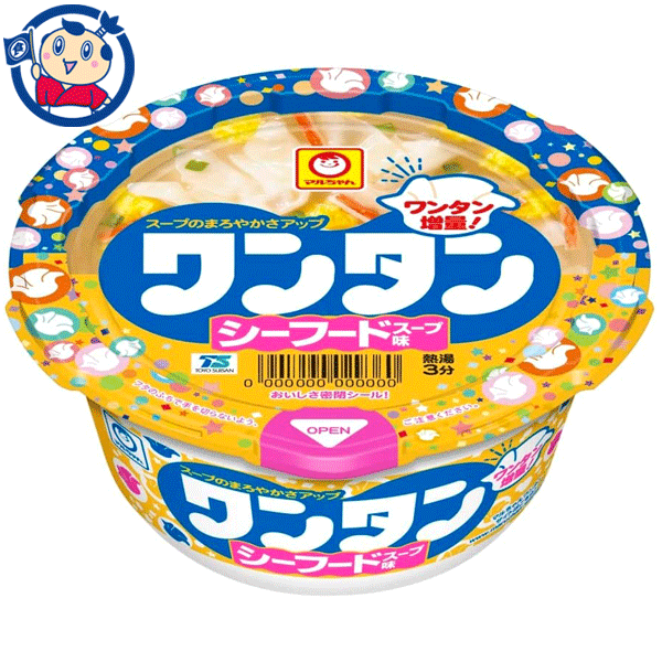 東洋水産 マルちゃん ワンタン シーフードスープ味 35g×12個入×3ケース 発売日：2023年2月27日