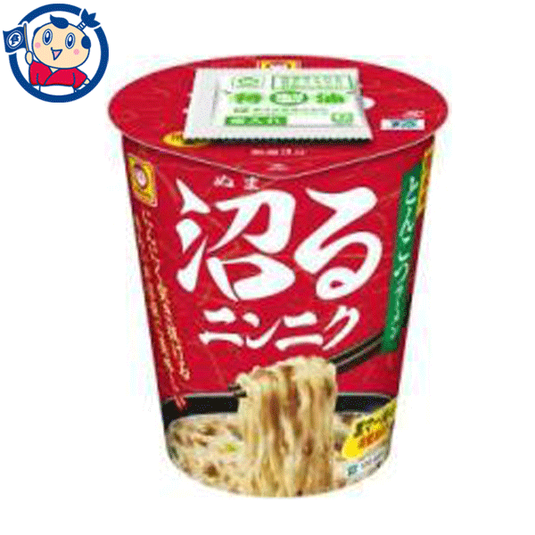 送料無料 カップ麺 東洋水産 マルちゃん 沼るニンニク熊本風とんこつラーメン 71g×12個入×1ケース 発売日：2023年5月29日のサムネイル