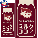 伊藤園 チチヤス ミルクがおいしいミルクココア 200ml×24本入×2ケース