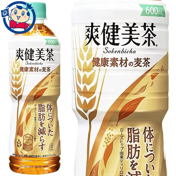 コカコーラ 爽健美茶 健康素材の麦茶 600ml×24本入×2ケース 発売日：2022年4月18日 1