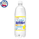 送料無料 サンガリア 伊賀の天然水 強炭酸水レモン 1L×12本入×2ケース