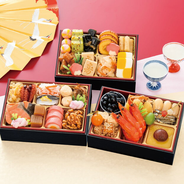 千賀屋金千華 和風参段重 （配送)(2027年おせち料理/冷蔵) okuwa-10033877 e-ショップオークワ 楽天市場店 パッケージ画像