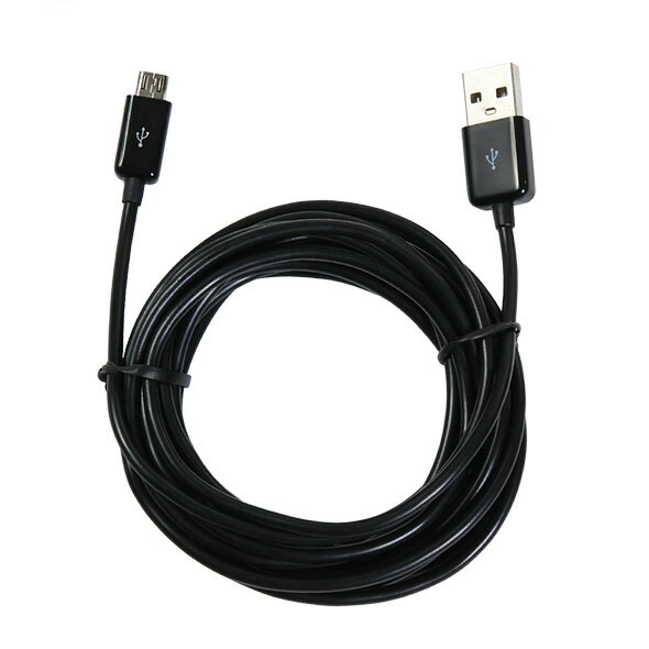 送料無料 【月間優良ショップ】受賞充電ケーブルIUC-SP05K【ブラック】スマホ Android対応急速充電対応端末用高出力対応使える3mロングケーブル 充電コード 簡易包装 ゆうメール バレンタイン ホワイトデー