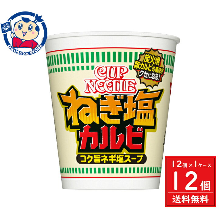 日清 カップヌードル ねぎ塩カルビ ビッグ 97g×12個×1ケース 発売日：2024年6月10日