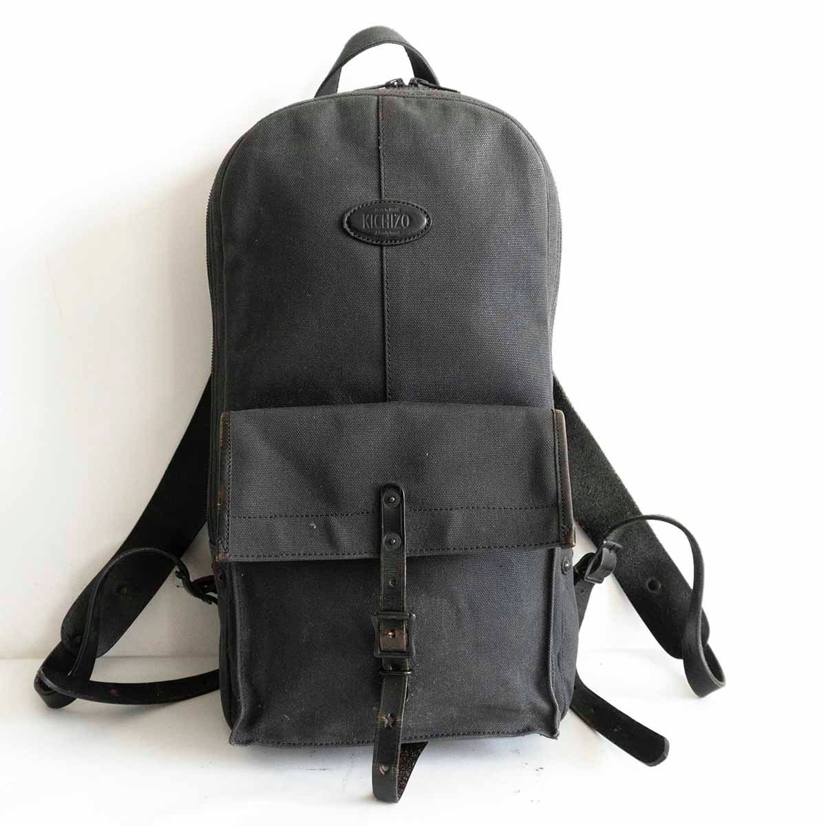 楽天OLD BOY SHOPKICHIZO by Porter Classic 【ORGANIC COTTON CANVAS RUCK】コットン キャンバス レザー リュック キチゾー ポータークラシック