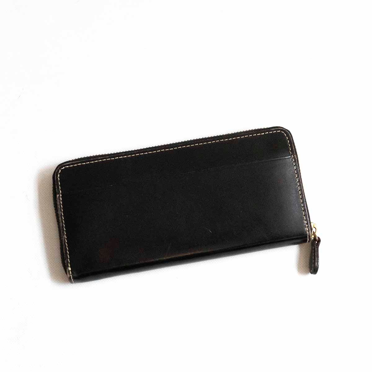 ＧＡＮＺＯ 財布（メンズ） 【高級品】GANZO 【BRIDLE CASUAL (ブライドルカジュアル)ラウンドファスナー長財布】ブライドルレザー ウォレット 財布