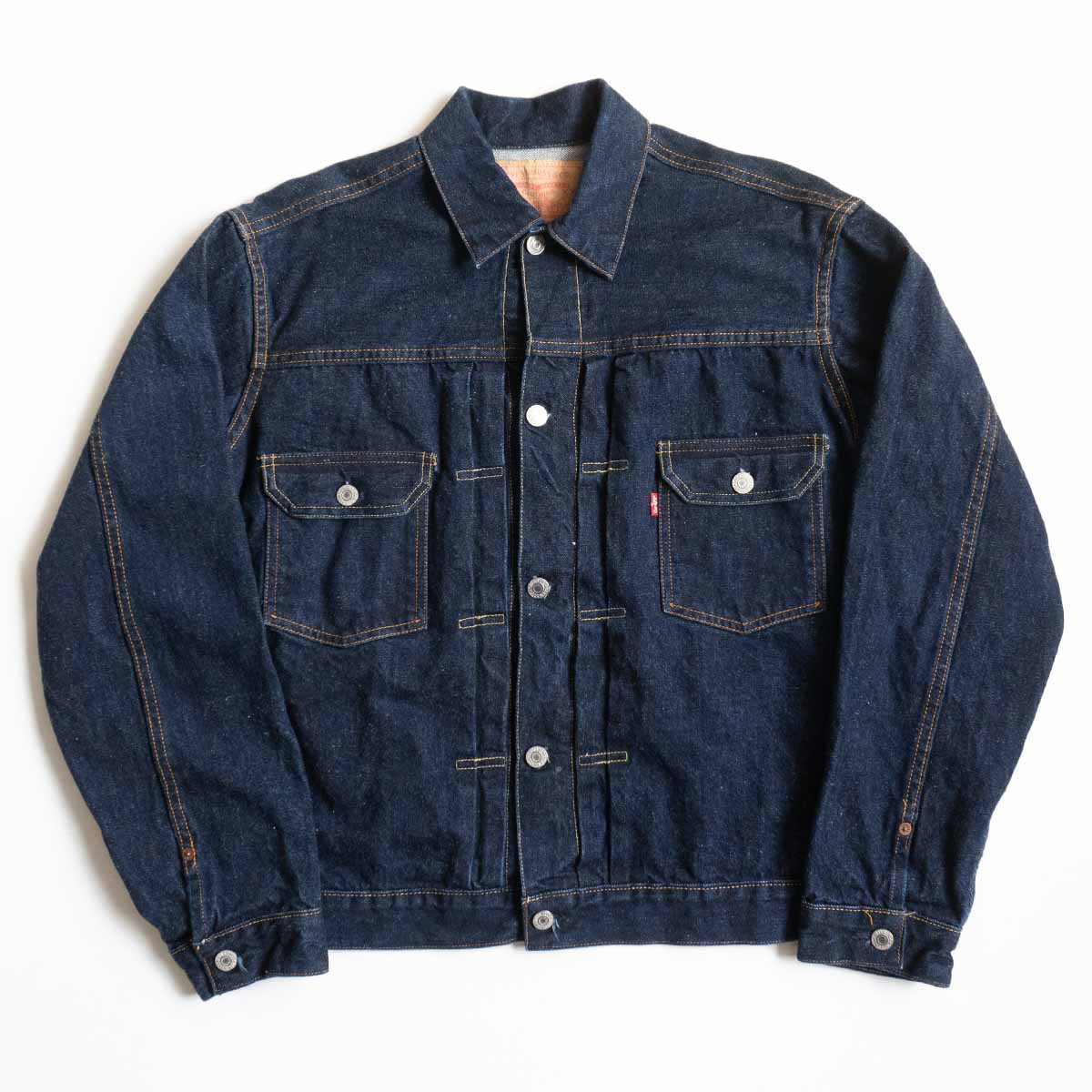 【バレンシア製/濃紺】 LEVI'S【507XX ビッグE 2nd デニムジャケット】48 セカンド インディゴ 555 アメリカ製 リーバイス Gジャン