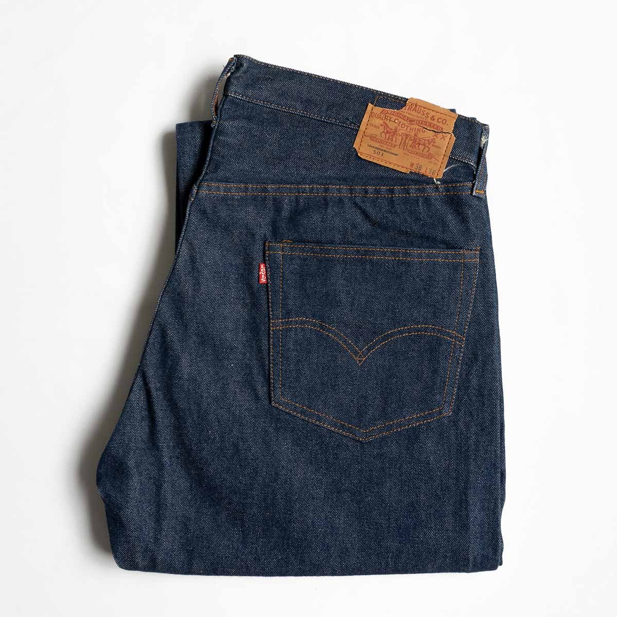 【Dead Stock/70s】 LEVI'S 【501 66後期 デニムパンツ】38×36 赤耳 インディゴ デッドストック 古着 ヴィンテージ リーバイス