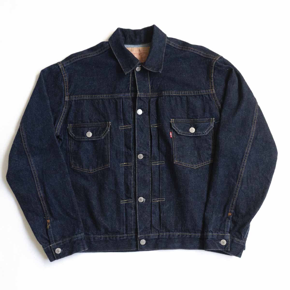 【バレンシア製/濃紺】 LEVI'S【507XX BIG E 2nd デニムジャケット】48 セカンド インディゴ 555 アメリカ製 リーバイス Gジャン