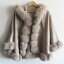 【最高級】SAGA FURS【カシミヤ×フォックス ラビット ポンチョ】ケープ サガファーズ