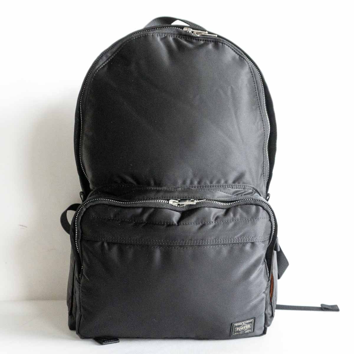 【美品/定番】PORTER 【タンカー リュック】ポーター ブラック バックパック デイパック ナイロン TANKER BAG 622-76674