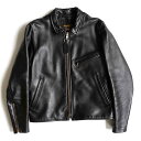 バンソン ライダースジャケット メンズ 【美品】 VANSON 【ENF エンフィールド シングル ライダース ジャケット】40 レザー USA製 バンソン