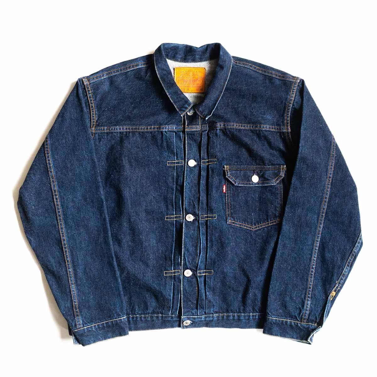 【バレンシア製/濃紺】 LEVI'S 【 506XX BIG E デニムジャケット 】48 ファースト インディゴ ボタン裏555 アメリカ製